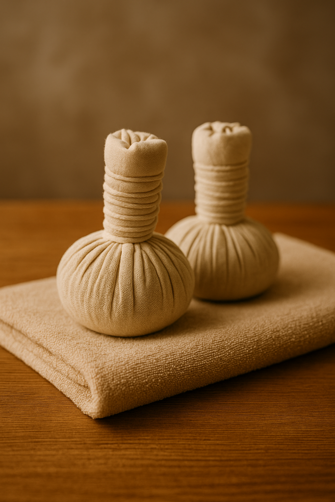 Kraeuterstempel-Massage